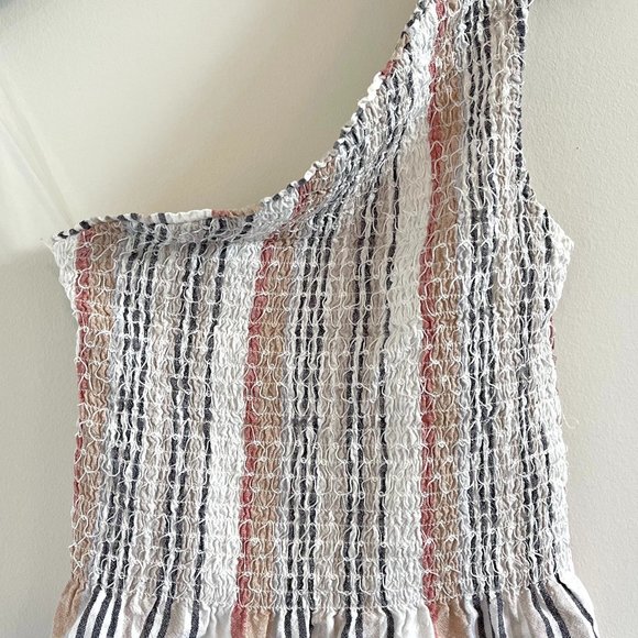 One Shoulder Smocked Top - SOLD - Picture 2 of 3